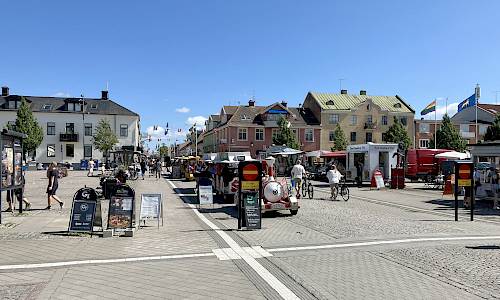 Borgholms torg Foto: Stefan Svenaeus 2023
