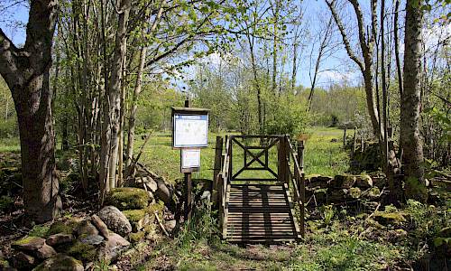 Tillträde från Rälla. Foto: Stefan Svenaeus 2015