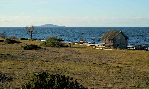 Blå Jungfrun ute till havs Foto: Stefan Svenaeus 2017