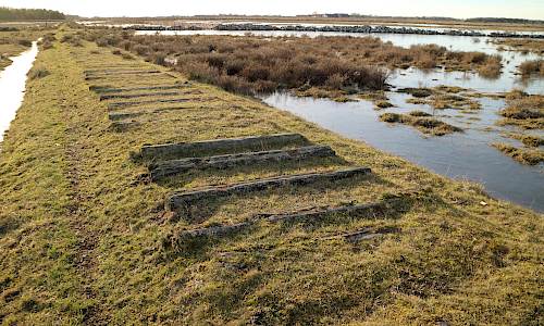 Kvarlämnade sliprar Foto: Stefan Svenaeus 2022